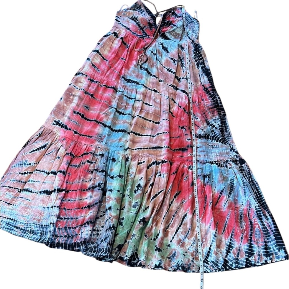 YOUNG FABULOUS & BROKE Haisey Sun Dress Tie-Dye Maxi Size S EUC Boho Festival - Picture 8 of 13